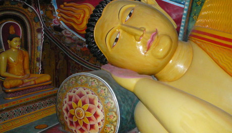 FOTO: Součástí výstavy je i buddhistická svatyně