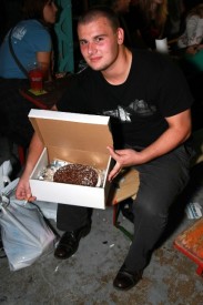 Martin Peška s dortem, Foto: Pavel Cizner