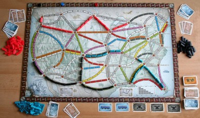 Ticket to Ride - rozehraná hra, Foto: Hana Vítová, Topzine.cz