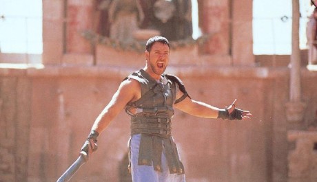 Russell Crowe v oskarovém filmu Gladiator
