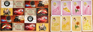 Cars: Radiator Springs Rallye + Princezny na plese - karty, Foto: Hana Vítová, Topzine.cz