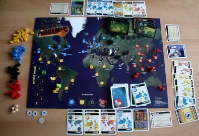 Pandemic - rozehraná hra - celkový pohled, Foto: Dušan Takáč, Topzine.cz