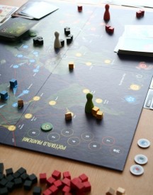Pandemic - rozehraná hra - detail na herní plán, Foto: Dušan Takáč, Topzine.cz