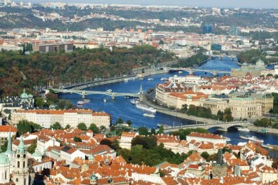 Výhled z Petřínské rozhledny, Foto: Jana Samcová, Topzine.cz