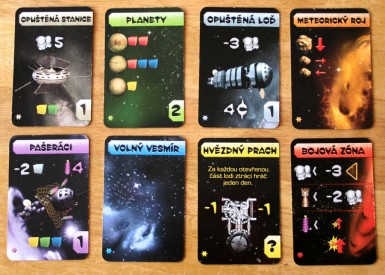 Galaxy Trucker - karty událostí, Foto: Dušan Takáč, Topzine.cz
