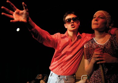 Bořek Joura jako Arnoštek. Zdroj: www.divadlotramtarie.cz