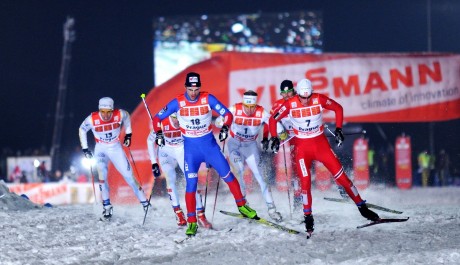 Mužsk&aacute; fin&aacute;lov&aacute; &scaron;estice na Ski SPrintu 2010 v Praze, Foto: Vojtěch Herout, Topzine.cz