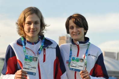 Karolína Erbanová a Martina Sáblíková Zdroj: www.olympic.cz