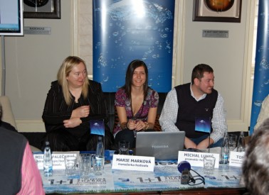 Zleva: Milena Palečková, Marie Marková, Michal Lukeš, Foto: Martin Kroa, Topzine.cz