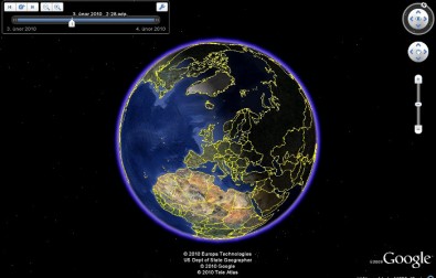 Google Earth 5.1., Foto: Petr Koutský, Topzine