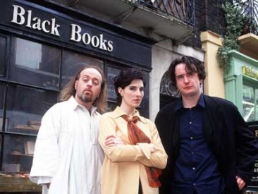 Black Books Hrdinové sitcomu Black Books, Zdroj: channel4.com