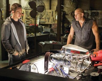 Vin Diesel a Paul Wolker ve snímku Fast Five