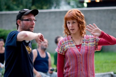 Radim &Scaron;paček při nat&aacute;čen&iacute; Pout, Zdroj: archiv