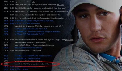 Stránky Sámera Issy, Zdroj:samerissa.com