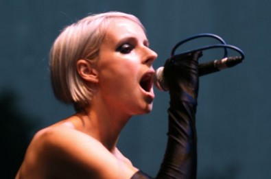 Sarah Blackwood, frontmanka The Client, Foto: Ondřej Straka