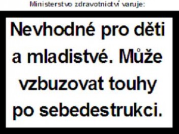 Varování na obalech CD, Zdroj: archiv