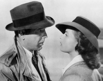 Humphrey Bogart a Ingrid Bermanová, Casablanca.
