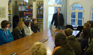 Straelen,Tomáš Dimter stojící Zdroj: uebersetzerkollegium.com