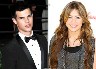 Taylor Lautner a Miley Cyrus