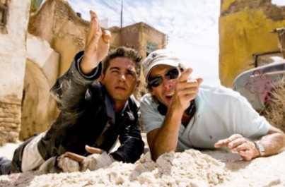 Shia LaBeouf a režisér Michael Bay