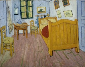 Vincent van Gogh, Vincentova ložnice v Arles, 1888, olej na plátně, 72 x 90 cm, zdroj: Van Gogh Museum