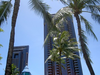 Budova v Honolulu, Autor: Pavla Brodacká