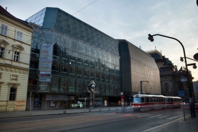 Nová scéna Národního divadla Nová scéna, pohled z Národní třídy, Foto: Tomáš Polák, Topzine.cz