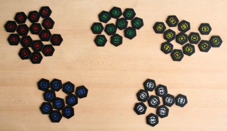 Tantrix - rozdělení žetonů pro duhové hlavolamy, Foto: Dušan Takáč, Topzine.cz