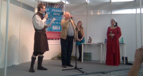 Svět knihy 2010 - Andrzej Sapkowski na předávání cen ASFFH