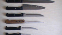 FOTO: Různé druhy nožů