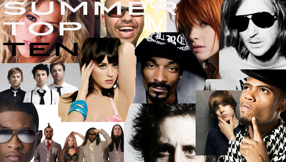 Music Top Ten 2010 Největší hitovky pro letošní léto TOPZINE.cz