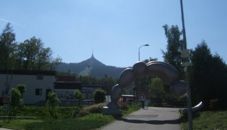 Foto: Horní Hanychov, výchozí bod Ještědmana