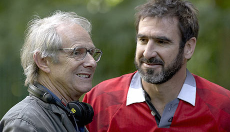 Ken Loach se svým fotbalovým hrdinou FOTO: Ken Loach a Eric Cantona