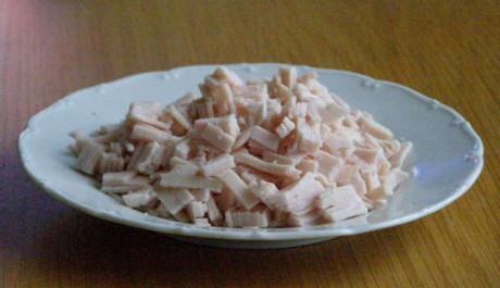 Jemně krájená šunka