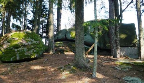 Přírodní kamenné útvary České Kanady