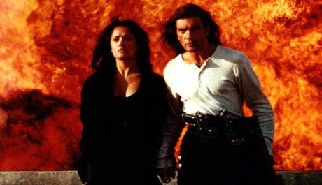 Salma Hayek a Antonio Banderas v Desperadovi