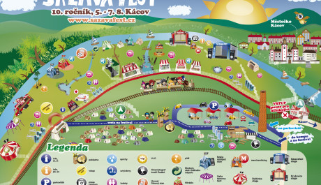 Sázavafest 2010 - mapka OBR: Sázavafest 2010 - mapka