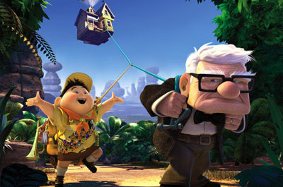 Vzhůru do oblak Russel a Carl Fredricksen