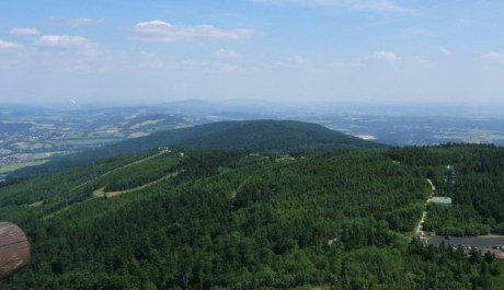 FOTO: Výhled z Ještědu