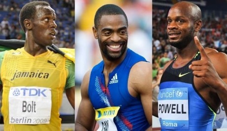 FOTO: Bolt, Gay, Powell.