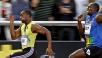 Foto:Bolt a Gay na 100m