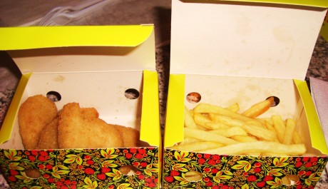 FOTO: Rusku váFOTO: V Rusku vás u snídaně klidně pohostí hranolkami a smaženými nugetkami