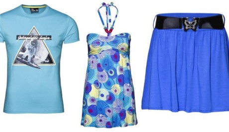 FOTO: Modr&eacute; oblečen&iacute; New Yorker