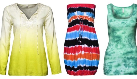 FOTO: D&aacute;msk&eacute; batikovan&eacute; oblečen&iacute;