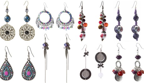 FOTO: Různé visací náušnice