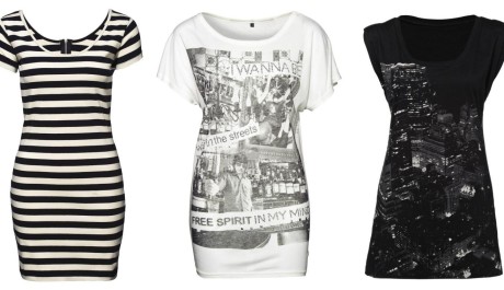 FOTO: Černo-b&iacute;l&aacute; trička