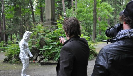 Natáčení videoklipu skupiny The Roads, Zdroj: archiv The Roads