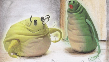 Ilustrace: Strašidelný herbář, Šiflík a Šuflík