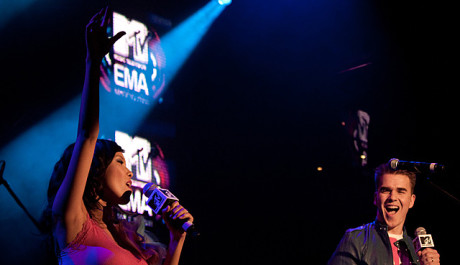 Moder&aacute;toři večera MTV&acute;s EMA 2010, Foto: Martina Hu&scaron;kov&aacute;, Topzine.cz