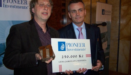 Jáchym Topol s Romanem Pospíšilem